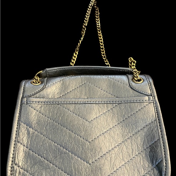 Marssharing Tokyo Sling Silver Crossbody adjustable chain strap inner pockets - Picture 3 of 8